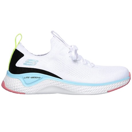 skechers white multicolor