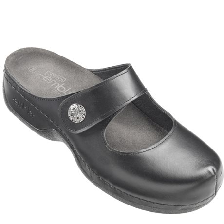 Product Image for Embla Hälsoskor Tøfler Majken Ergoflex Svart Skinn