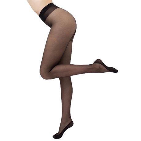 Product Image for Giulia Blues Nylonstrømpebukse med fot i bomull 20 den Svart