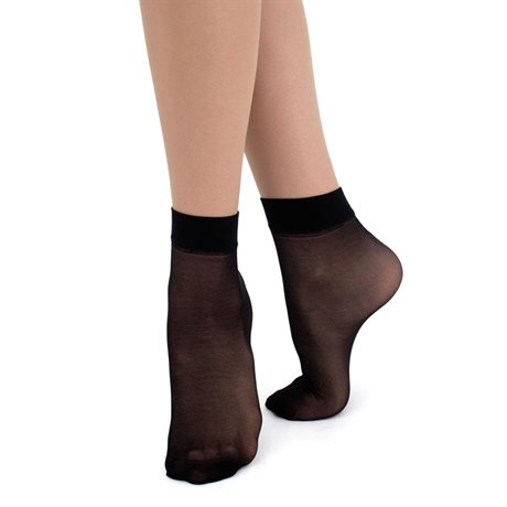 Product Image for Giulia Easy Nylonstrømper Ankel 2-pk 40 den Svart