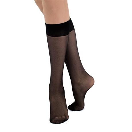 Product Image for Giulia Marea Nylonstrømper Kne 40 den 2-pk Svart
