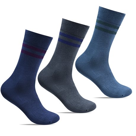Product Image for Minfot Bambustrømper Crew Svalbard 3-pak