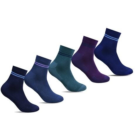 Product Image for Minfot Bambustrømper Quarter Lake 5-pak