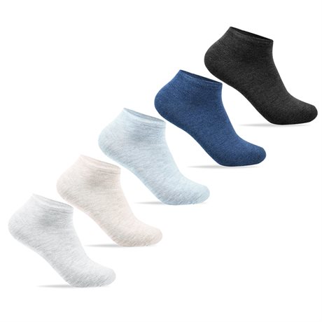 Product Image for Minfot Bambustrømper Sneaker Melange 5-Pak