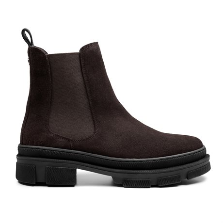 Product Image for Minfot Chelsea Boots Oslo Semsket Skinn Mørkebrun