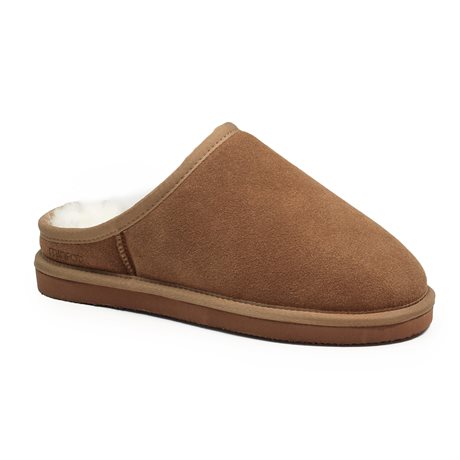 Product Image for Minfot Innetøfler Saueskinn Vejle med såle Chestnut