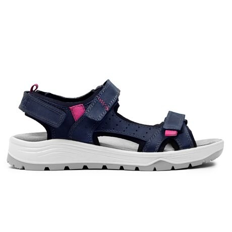 Product Image for Minfot Sandaler Kattvik Dame Nubuck Marine Fuxia