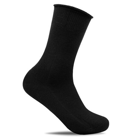 Product Image for Minfot Sømløse Strømper Bomull Svart 1-pk