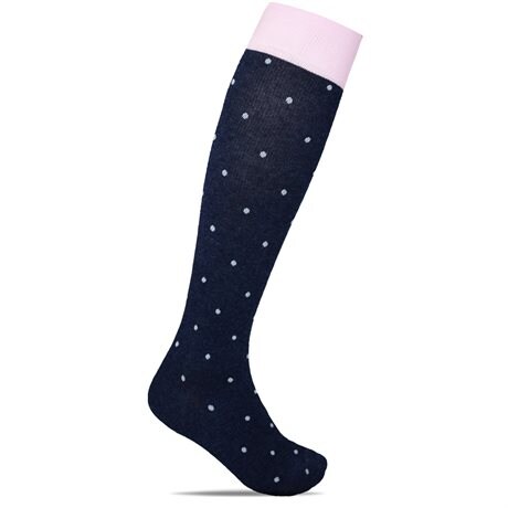 Product Image for Minfot Støttestrømper Bomull Eco Dot Blue