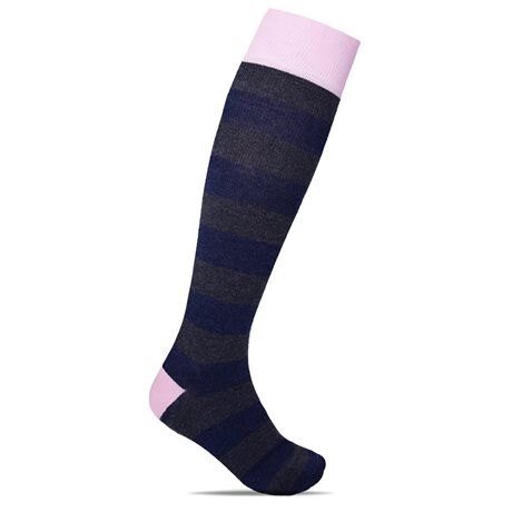Product Image for Minfot Støttestrømper Bomull Eco Stripe Pink