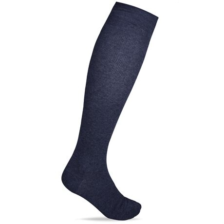Product Image for Minfot Støttestrømper Bomull Melange Mørkeblå Eco 1-pack
