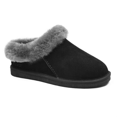 Product Image for Minfot Tøfler Saueskinn Bergen med såle Svart