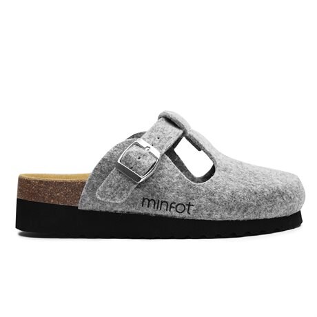 Product Image for Minfot Tøfler Myk Bio Grå Recycled
