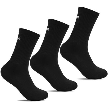 Product Image for Minfot Turstrømper Bambus Merinoull Sort 3-pak