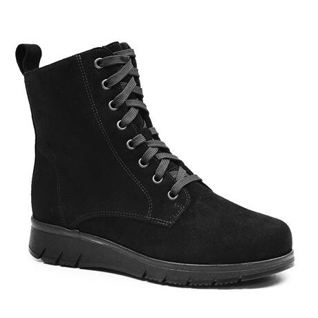 Product Image for Minfot Aaltonen Vinterstøvler Grip+ Zip Kiitos Semsket Skinn Ull Svart