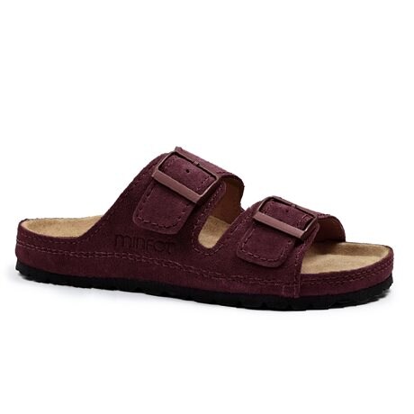 Product Image for Minfot Sandaler Voss Semsket skinn Burgunder