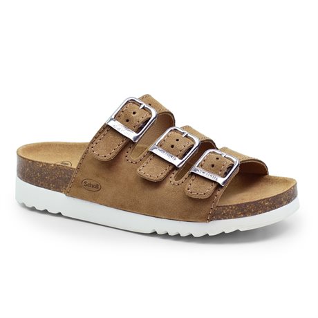 Product Image for Scholl Sandal Dame Semsket skinn Lysebrun