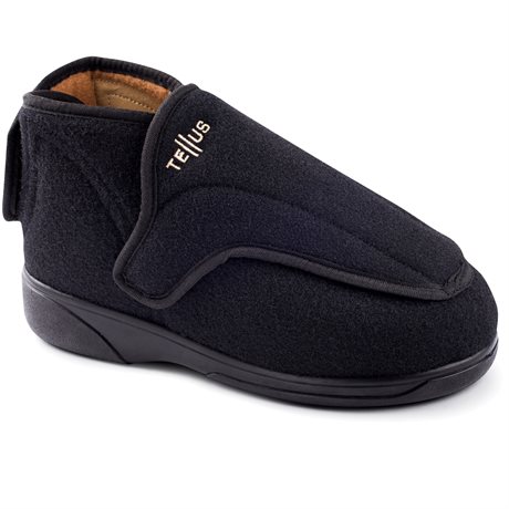 Product Image for Tellus Care Titan Tøffel Svart Spesialsko