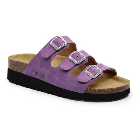 Product Image for Minfot Sandal Myk Bio Lilla Semsket Skinn