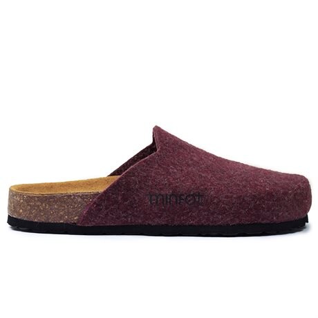 Product Image for Minfot Tøfler Myk Bordeaux Recycled