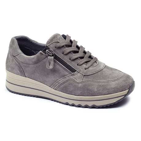 Product Image for Minfot Cloe Sneaker Glidelås Semsket skinn Taupe