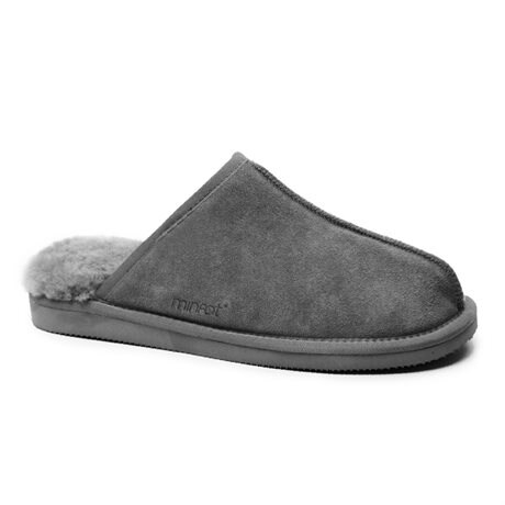 Product Image for Minfot Saueskinntøfler Slip-in Orust med såle Grå