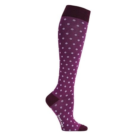 Product Image for SupCare Støttetrømper Prikkete Lilla