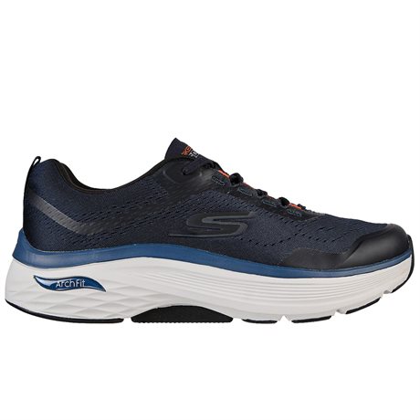 Product Image for Skechers Mens Max Cushioning Arch Fit Navy Orange