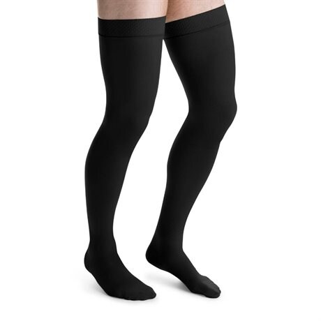 Product Image for Støttestrømper Mann Lår Høy Svart Jobst