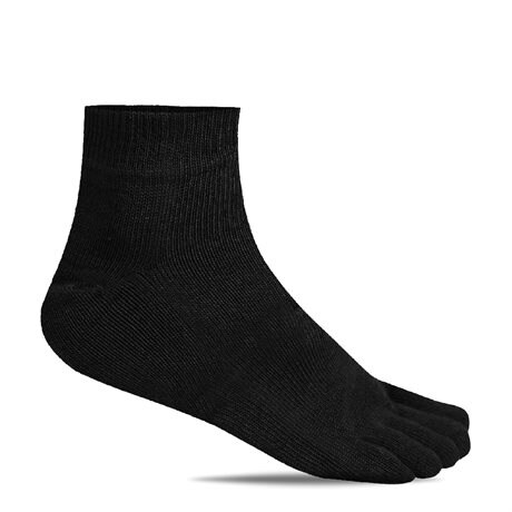 Product Image for Minfot Tåstrømper Merinoull Svart 1-pk