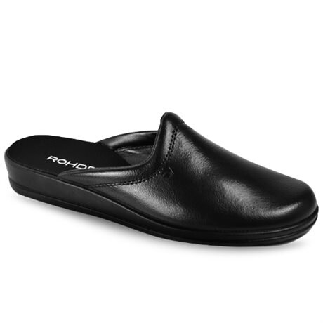 Product Image for Rohde Herretøfler Lær Svart