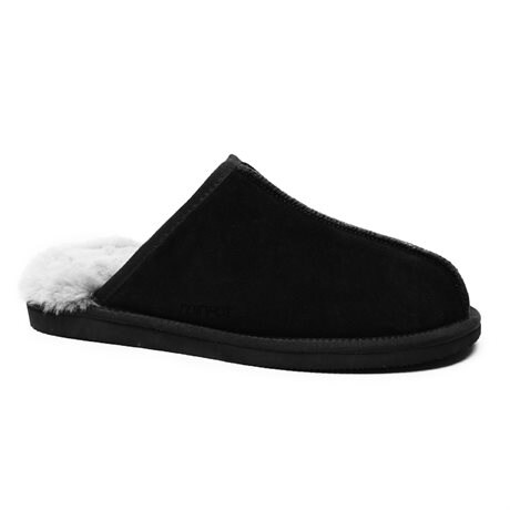 Product Image for Minfot Saueskinntøfler Slip-in Orust med såle Svart