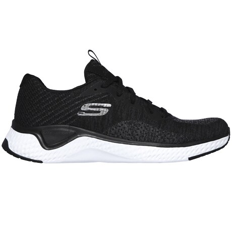 Skechers Womens Solar Fuse Black White hos Myfeet.no Skechers Womens Solar Fuse Black White hos Myfeet.no