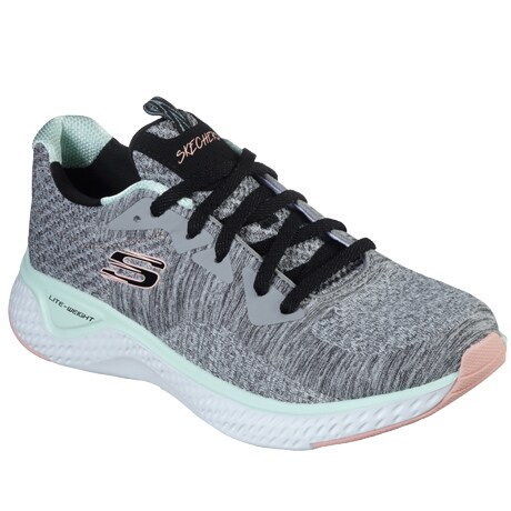 Skechers Womens Solar Fuse Grey Multicolor hos Myfeet.no Skechers Womens Solar Fuse Grey Multicolor hos Myfeet.no