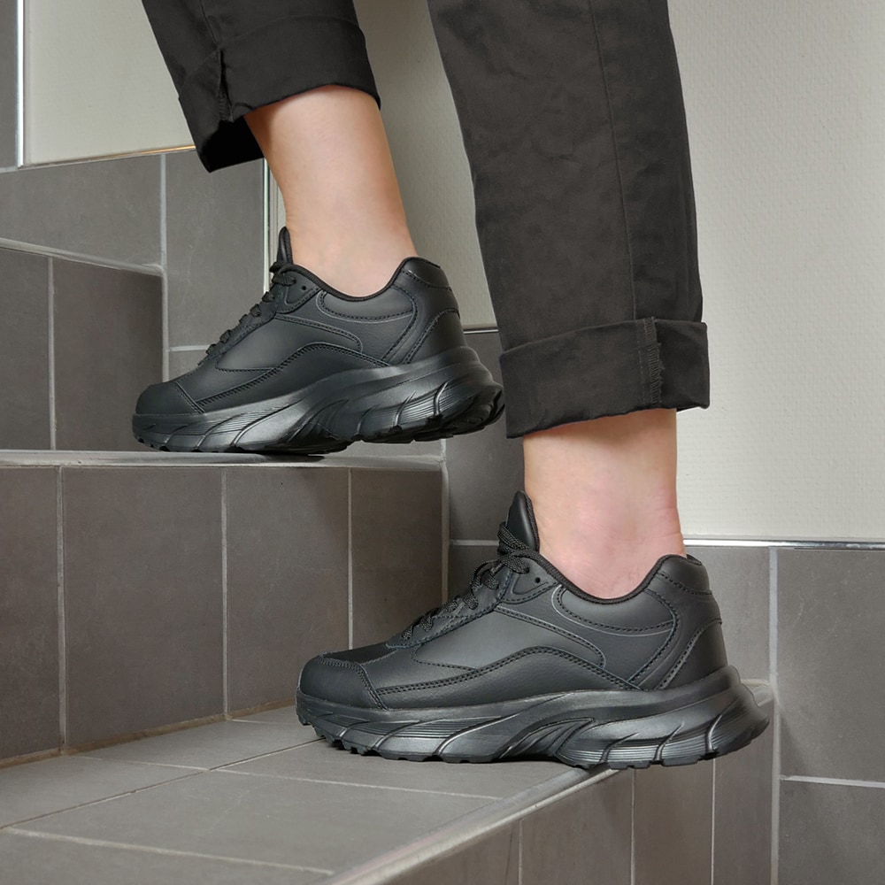 Minfot-Arbetssneakers-Joy-Läder-Svart-stötdämpande-mjuk-fotbädd.jpg