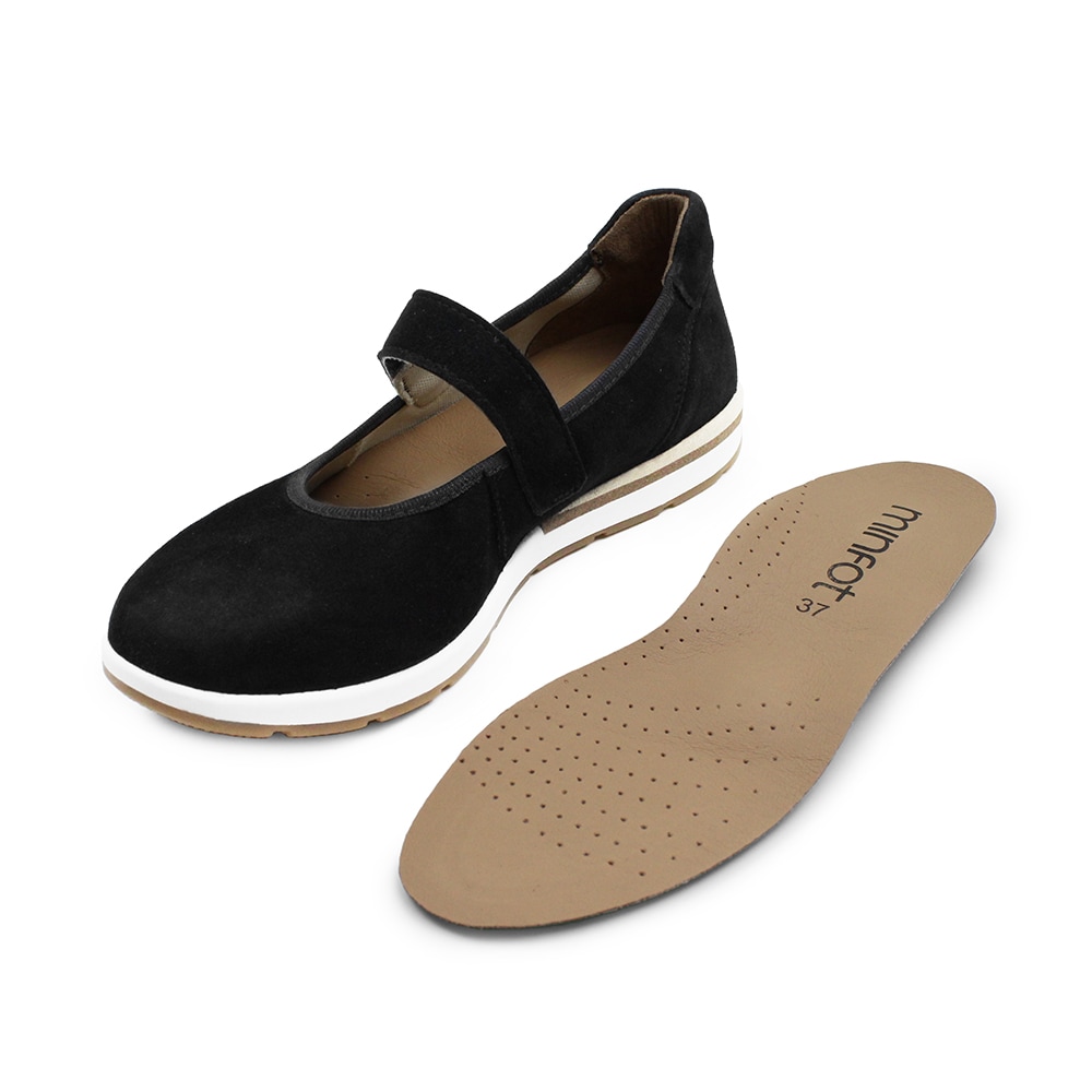 Minfot-Ballerinaskor-med-rem-Joyce-Stretch-nubuck-svart-innersula.jpg