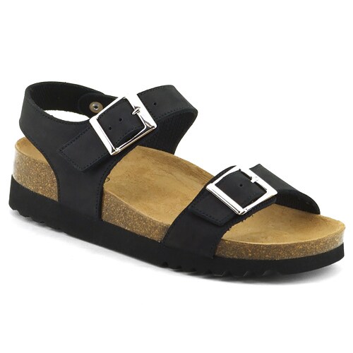 reductor begynde Hviske Scholl Sandal Dam Filippa Black hos Myfeet.no