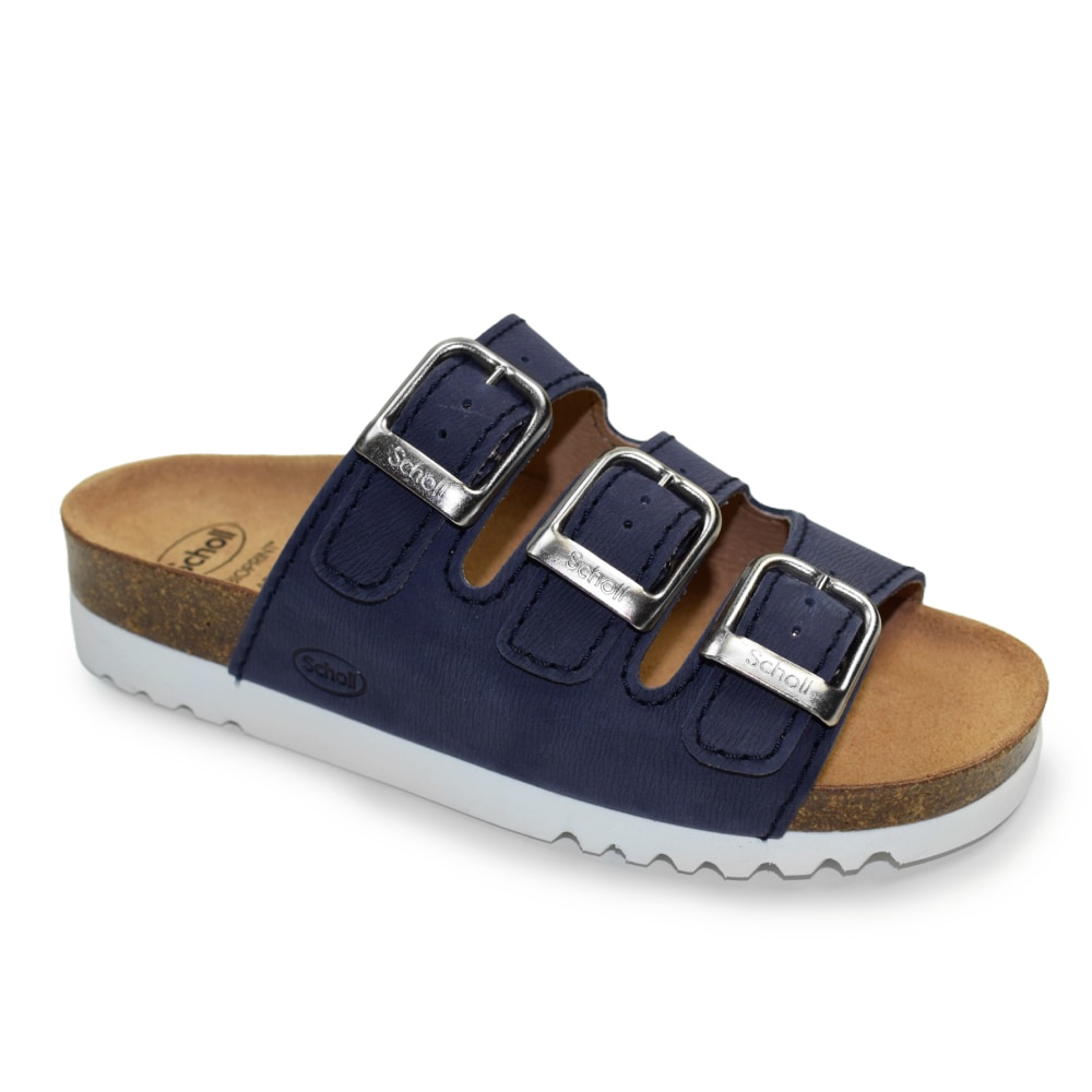 Scholl Sandal Dame Rio Morkebla hos Myfeet.no