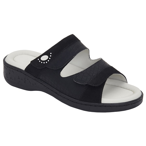 gennembore kompas Akkumulering Scholl Sandal Dam Marinella Black hos Myfeet.no